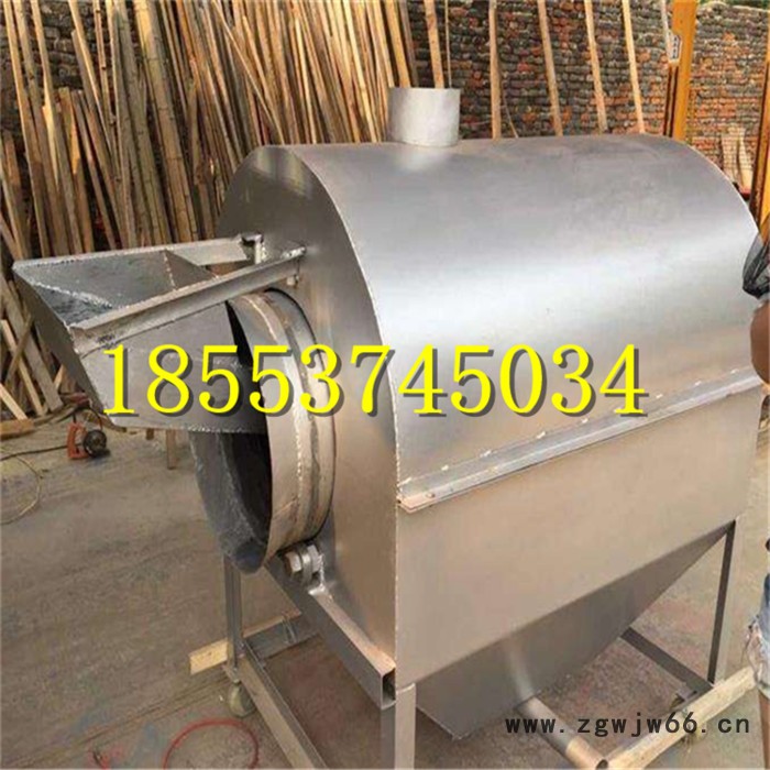 多功能燃气炒大豆机 生产各型号滚筒式炒货机 智能滚筒炒货机图2