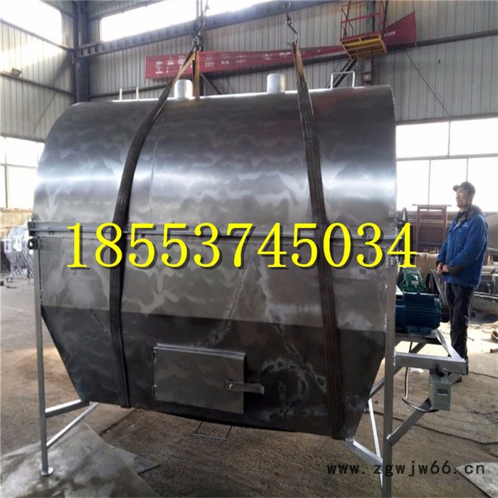 多功能燃气炒大豆机 生产各型号滚筒式炒货机 智能滚筒炒货机图8