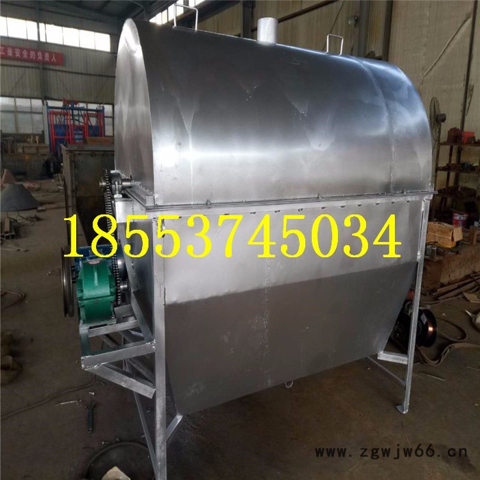 多功能燃气炒大豆机 生产各型号滚筒式炒货机 智能滚筒炒货机图5