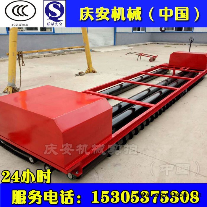 庆安混凝土摊铺机 六辊轴变三滚轴 滚筒式摊铺机**图5