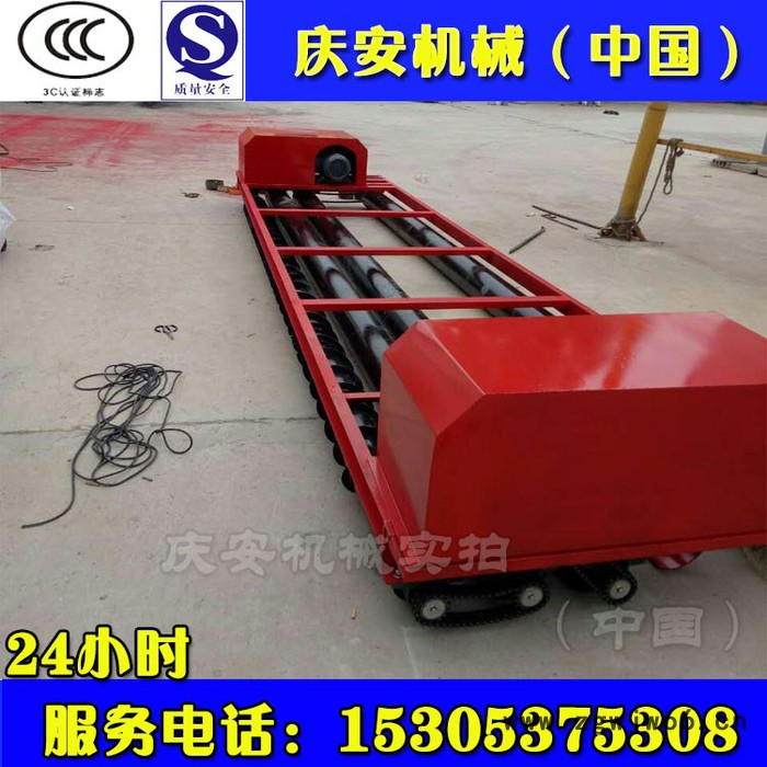 庆安混凝土摊铺机 六辊轴变三滚轴 滚筒式摊铺机**图3
