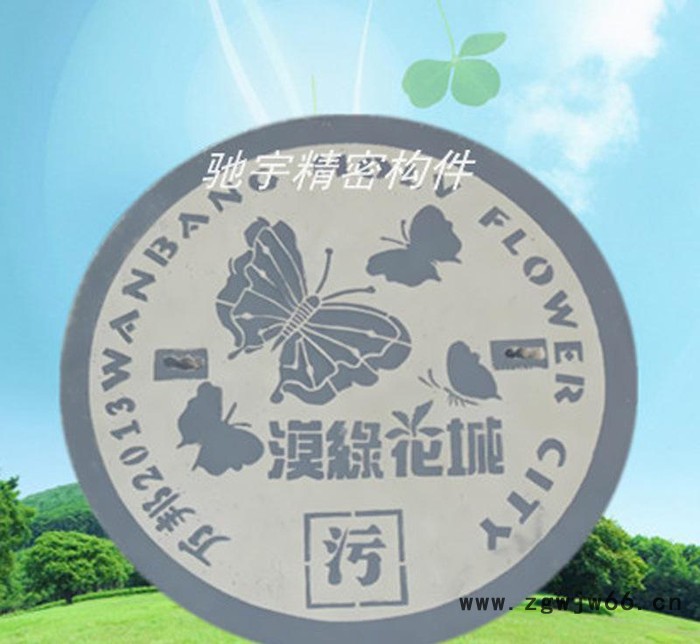 驰宇 定做水泥井盖现货市政检查井盖钢纤维混凝土井盖图2