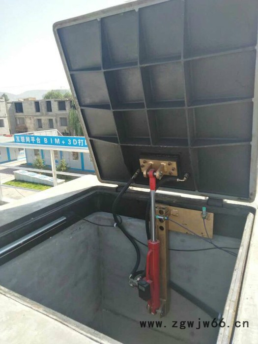 新光智能综合管廊专用井盖:远程控制液压井盖、逃生口井盖、图5