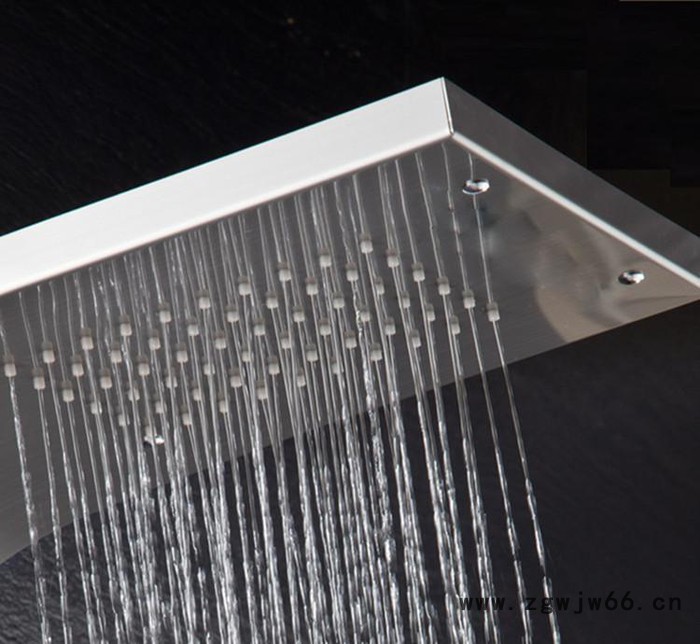 淋浴屏304不锈钢淋浴花洒套装淋浴柱沐浴器大喷头工程宝石蓝款图3