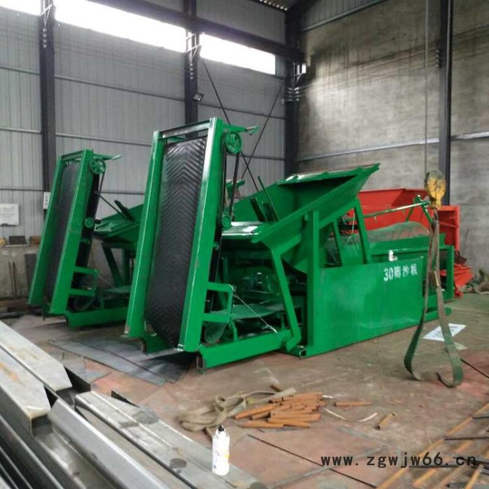 叁梦滚筒型筛沙机，全自动沙石分离机图3