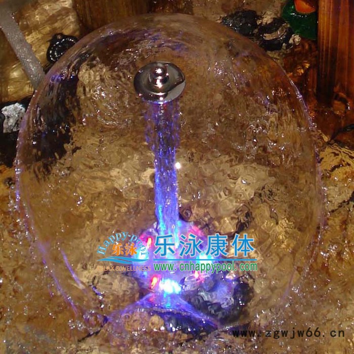 蘑菇小喷泉 园艺水景喷泉设备/喷头 喷泉灯 小型潜水泵 水膜喷泉图3