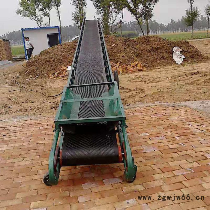 桦兴80无动力滚筒输送机托辊式皮带传送机输送带粮食散料整包物料传送带滚筒电机传送带减速机输送带图4