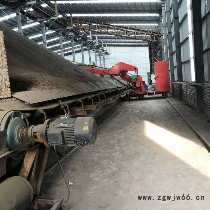 桦兴80无动力滚筒输送机托辊式皮带传送机输送带粮食散料整包物料传送带滚筒电机传送带减速机输送带图5