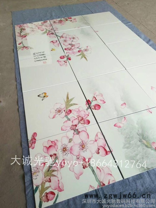 瓷板画打印机浮雕3D效果东芝UV平板打印机喷头质保两年图2