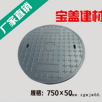 供应山东宝盖树脂复合井盖给水雨水污水井盖圆750*50