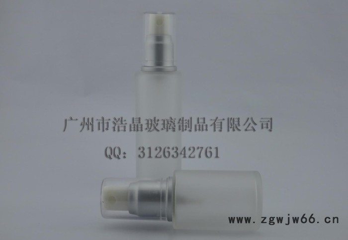 经典款60毫升通用蒙砂乳液瓶 化妆水瓶 配银色电化铝喷头图3