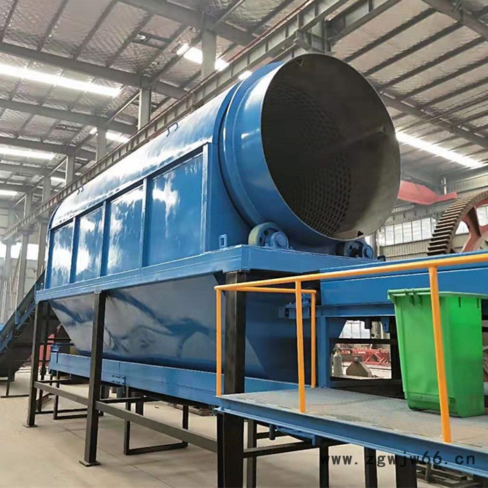 批发价供应筛沙机 无轴筛沙机 移动式滚筒筛沙机设备无轴滚筒筛分机锯末筛分机图2