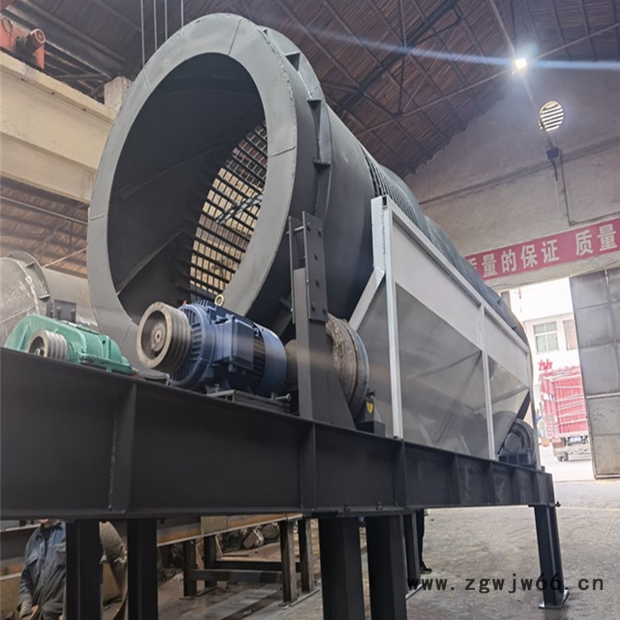 批发价供应筛沙机 无轴筛沙机 移动式滚筒筛沙机设备无轴滚筒筛分机锯末筛分机图8