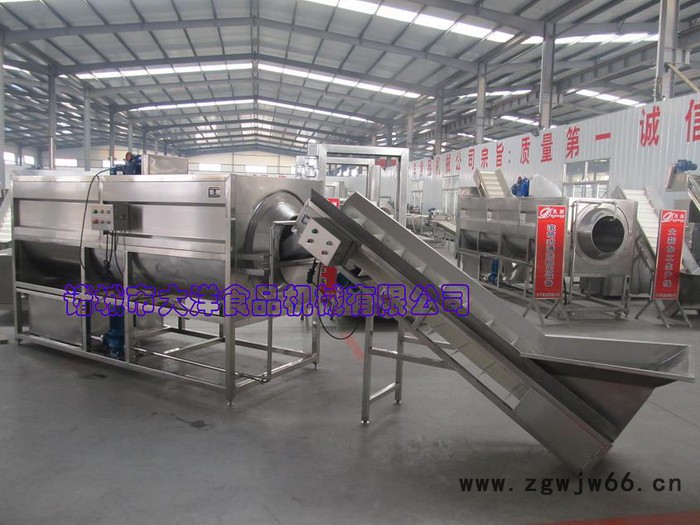 全自动滚筒清洗机|连续式根茎类蔬菜清洗机图8