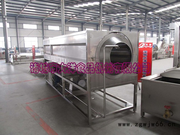 全自动滚筒清洗机|连续式根茎类蔬菜清洗机图7