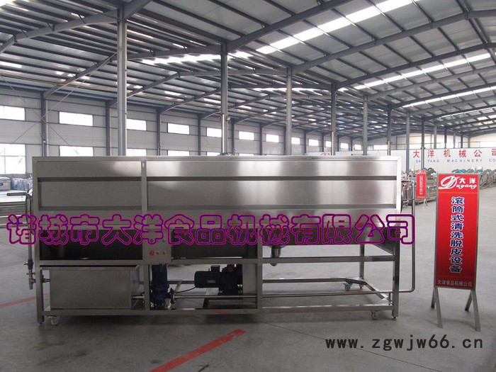 全自动滚筒清洗机|连续式根茎类蔬菜清洗机