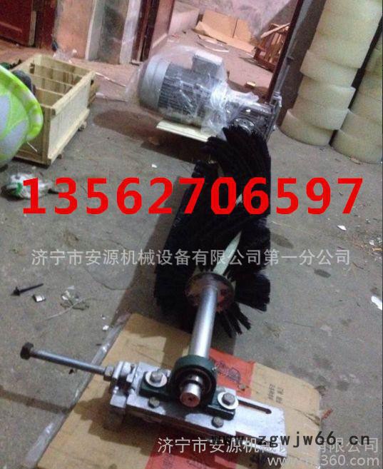 皮带除尘清扫器 电动滚筒清扫器 尼龙毛刷清扫器图2