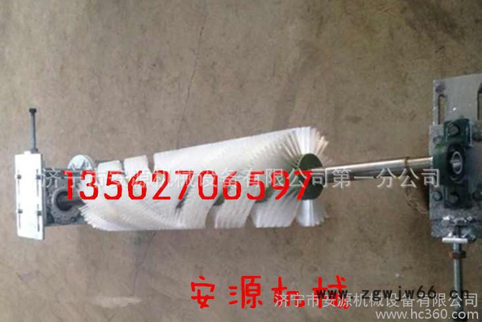皮带除尘清扫器 电动滚筒清扫器 尼龙毛刷清扫器图4