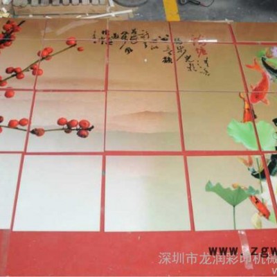 供应龙润UV1313爱普生双喷头丽水瓷砖背景墙打印机什么价格