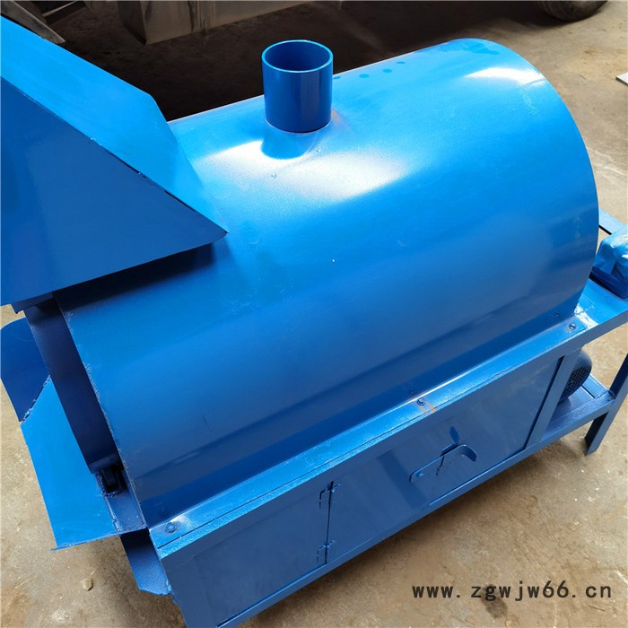 河南凯迪电磁炒料机 200型滚筒炒籽机 花生大豆炒货机价格图3