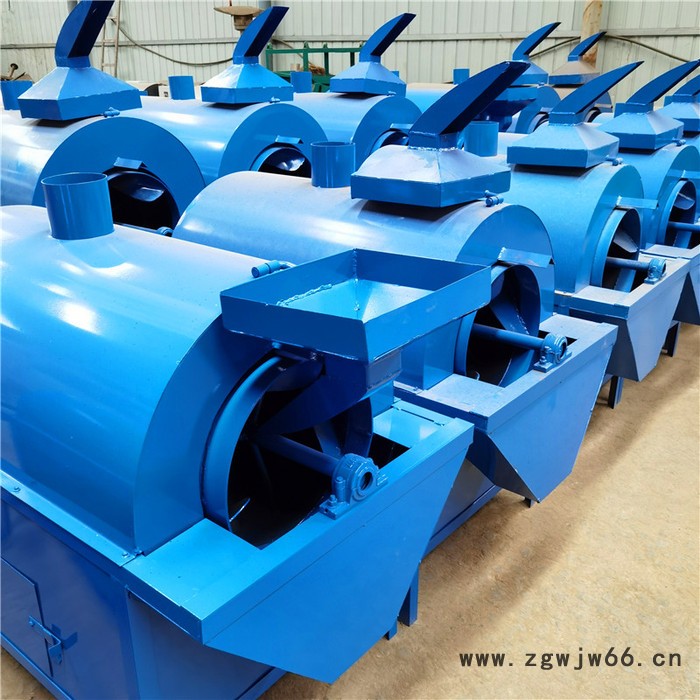 河南凯迪电磁炒料机 200型滚筒炒籽机 花生大豆炒货机价格图2