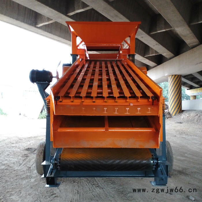 石阔 专业生产大型滚筒筛沙机 移动筛石分离机图7
