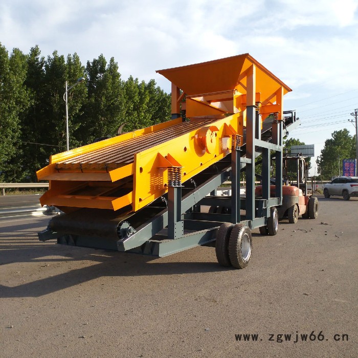 石阔 专业生产大型滚筒筛沙机 移动筛石分离机图4