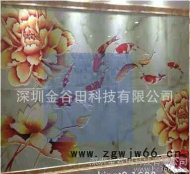 直销平板彩印机UV理光喷头浮雕效果玉壁直接一次打印机图3