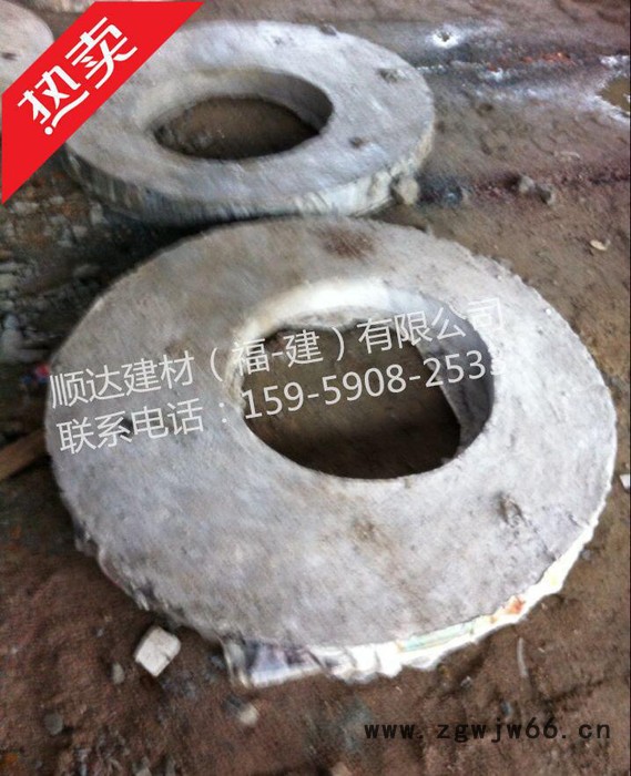 钢钎维水泥井盖圆形1200  水泥缩口井混凝土井盖图2