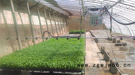 供应邯郸兴峰产温室大棚喷灌机水车；温室大棚水雾化喷头喷灌机水车；温室大棚全自动喷灌机水车；自走式平移温室大棚喷灌机水车图3