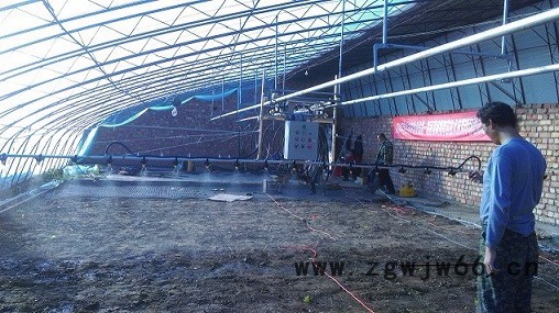 供应邯郸兴峰产温室大棚喷灌机水车；温室大棚水雾化喷头喷灌机水车；温室大棚全自动喷灌机水车；自走式平移温室大棚喷灌机水车图2