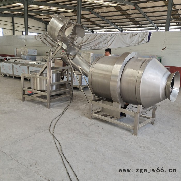 义康牌BL-1200L 滚筒拌料机  酱菜搅拌机   薯片调味桶  薯条拌料机图8