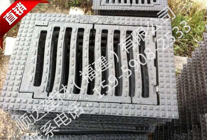 定制**球墨铸铁井盖 铁雨水篦子复合井盖电力盖板 市政井盖图1