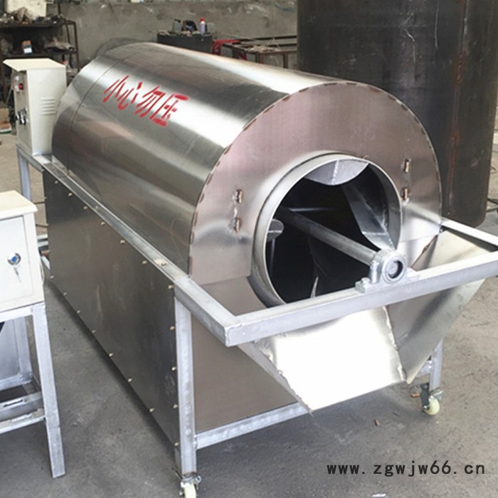 大型干果滚筒型炒货机花生芝麻炒货机 油坊必备图6