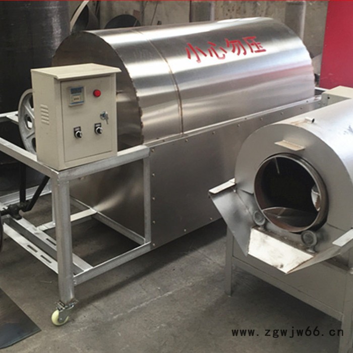 大型干果滚筒型炒货机花生芝麻炒货机 油坊必备图3