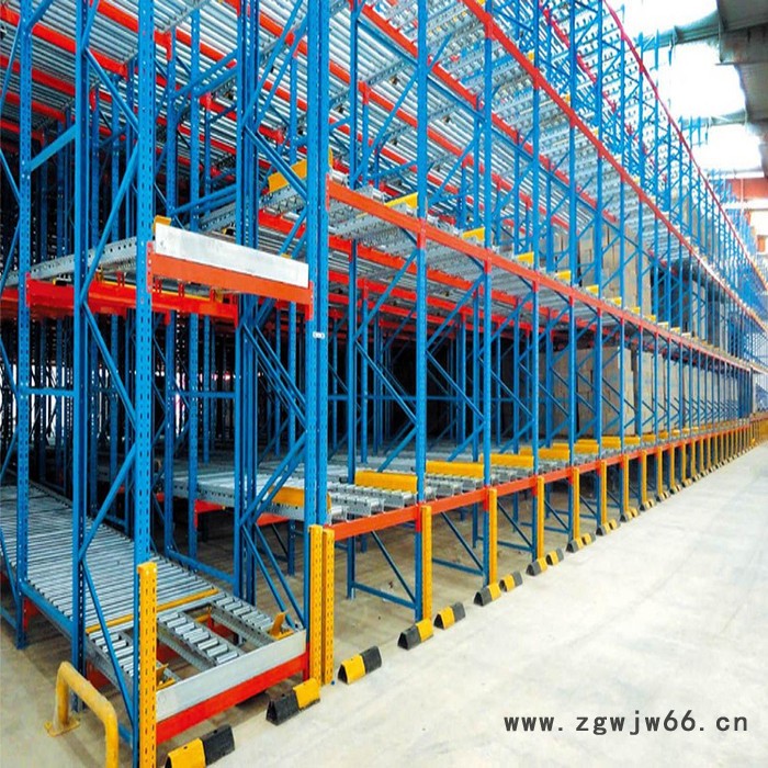 森沃仓储货架 重力式滚筒货架 重力式货架报价 南京重力式货架图4