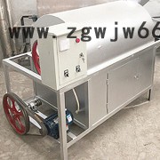 封闭式 芝麻炒货机 物料烘干滚筒炒货机 电加热炒籽机图5