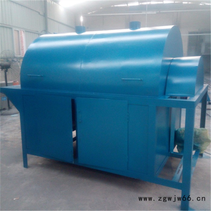 封闭式 芝麻炒货机 物料烘干滚筒炒货机 电加热炒籽机图6