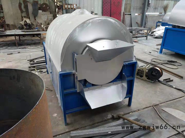 封闭式 芝麻炒货机 物料烘干滚筒炒货机 电加热炒籽机图3