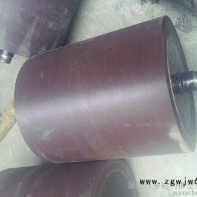 供应多彩利定制聚氨酯过铁胶辊，大型滚筒