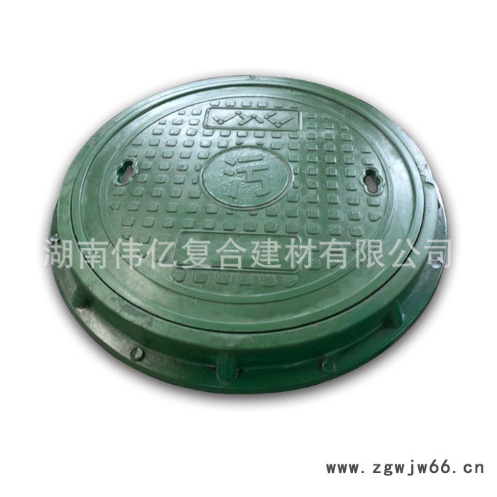 伟亿制造重型700*70mm 树脂复合圆形井盖 路灯检查窖井盖图5