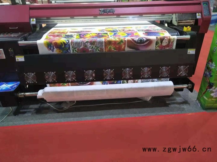 涂料数码导带印花机 加工精密 图案纺织 水性墨水导带直喷机 多功能导带印花机 纯棉印花设备 布匹 爱普生喷头图3