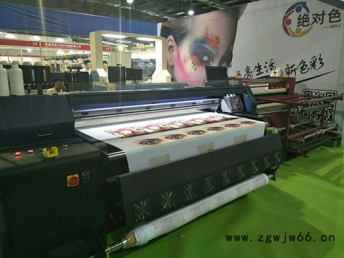 涂料数码导带印花机 加工精密 图案纺织 水性墨水导带直喷机 多功能导带印花机 纯棉印花设备 布匹 爱普生喷头图4