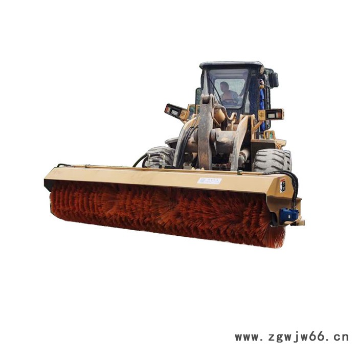 **供应滚筒扫雪刷 铲车带扫雪辊-偏摆式斜角扫雪机图7