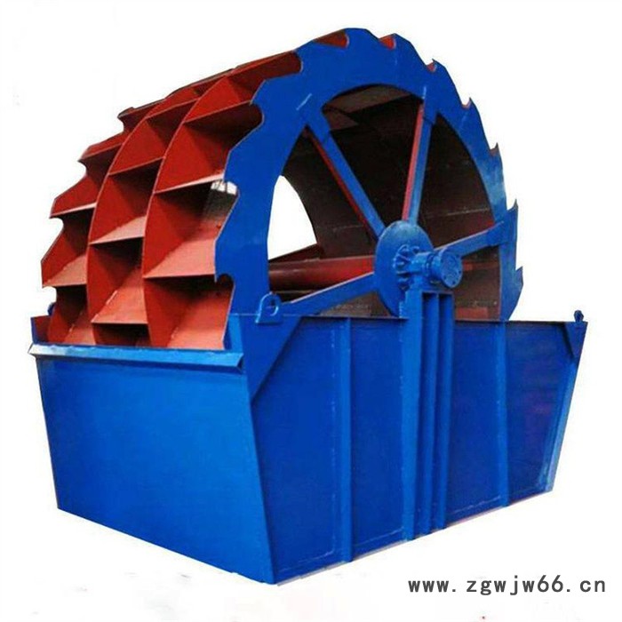 小型洗沙机 滚筒筛沙机 轮式洗砂机 矿山水轮洗砂设备图3
