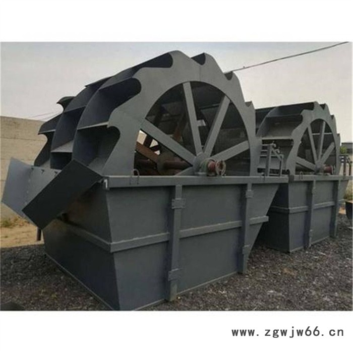 小型洗沙机 滚筒筛沙机 轮式洗砂机 矿山水轮洗砂设备图6