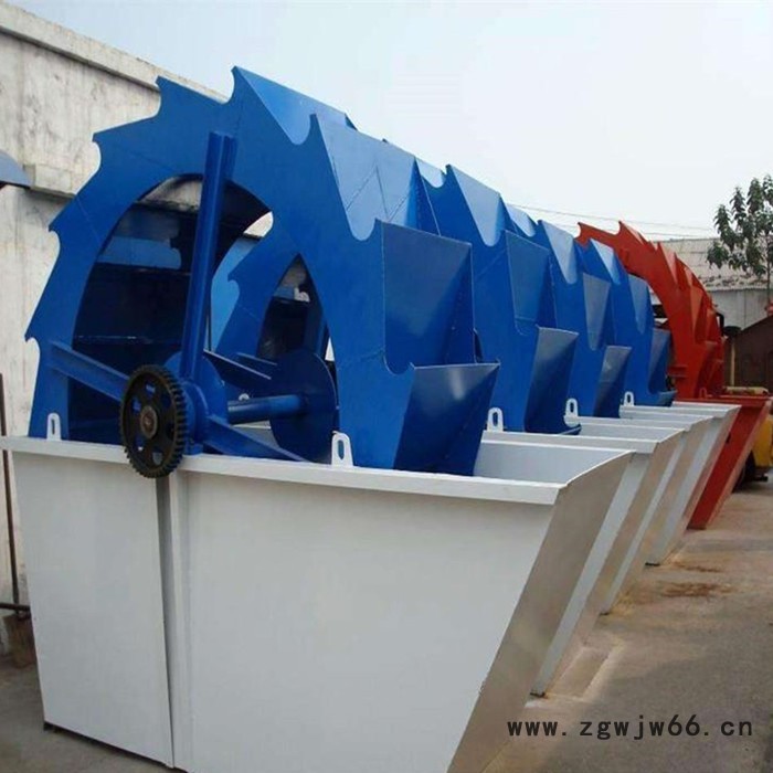 小型洗沙机 滚筒筛沙机 轮式洗砂机 矿山水轮洗砂设备图2