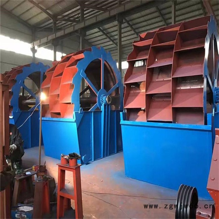 小型洗沙机 滚筒筛沙机 轮式洗砂机 矿山水轮洗砂设备图7