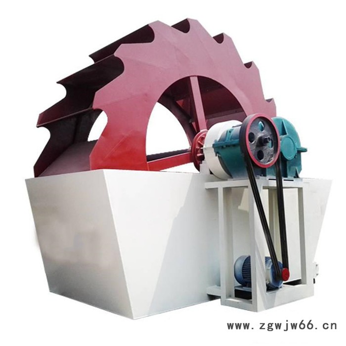 小型洗沙机 滚筒筛沙机 轮式洗砂机 矿山水轮洗砂设备图4