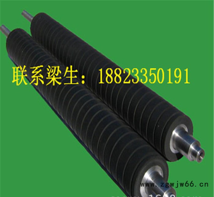 龙岗铝棒裹胶轮 印刷滚筒包胶 主副轴挂胶/铁轴铸胶加工图3